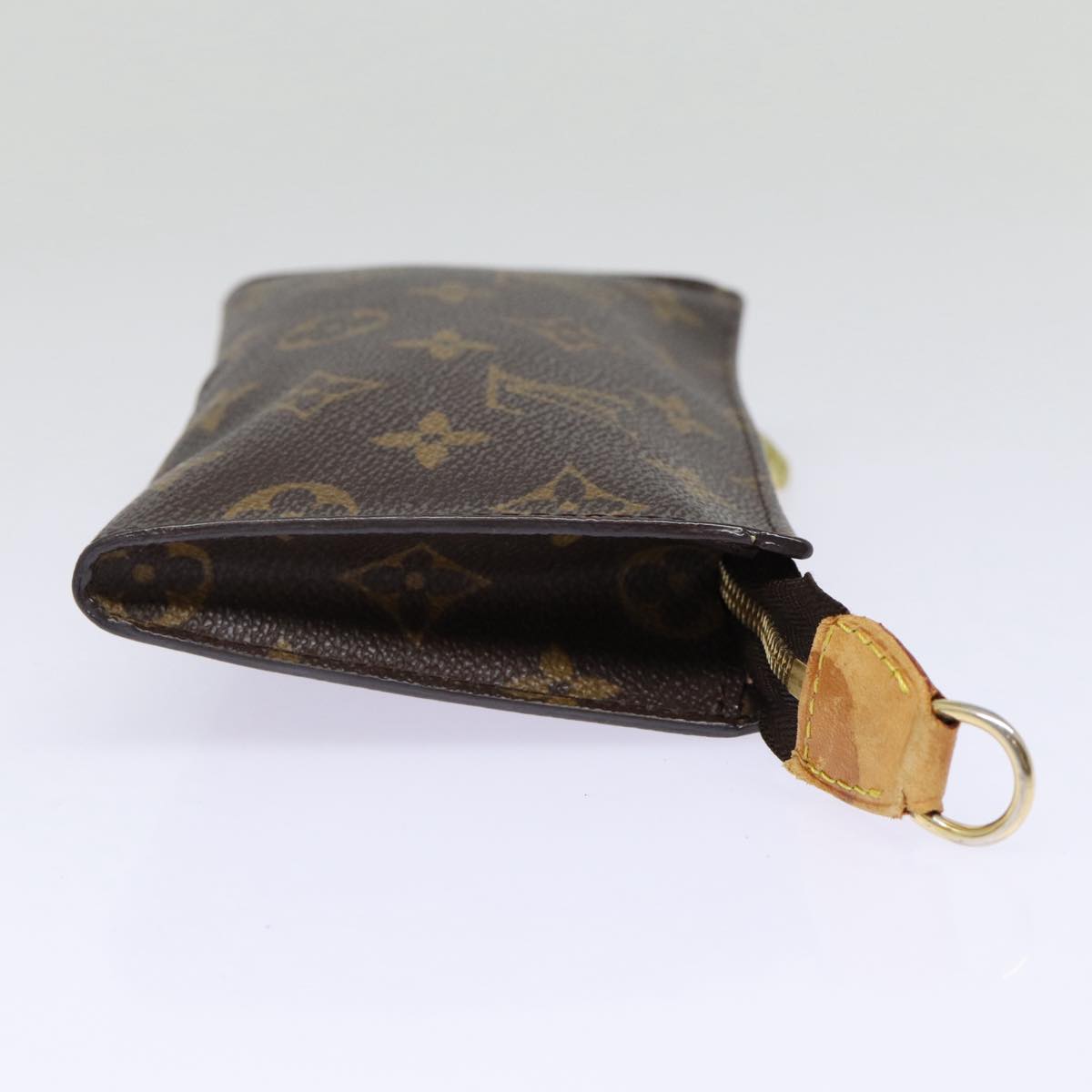 LOUIS VUITTON Monogram Bucket PM Accessory Pouch LV Auth fm3757