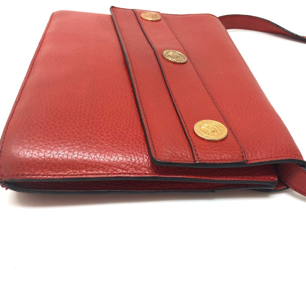 CELINE Shoulder Bag leather Red Crossbody bag   Women