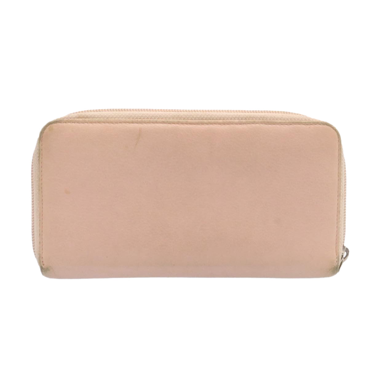 CHANEL Camelia Zip Around Wallet Leather Pink CC  am1797g