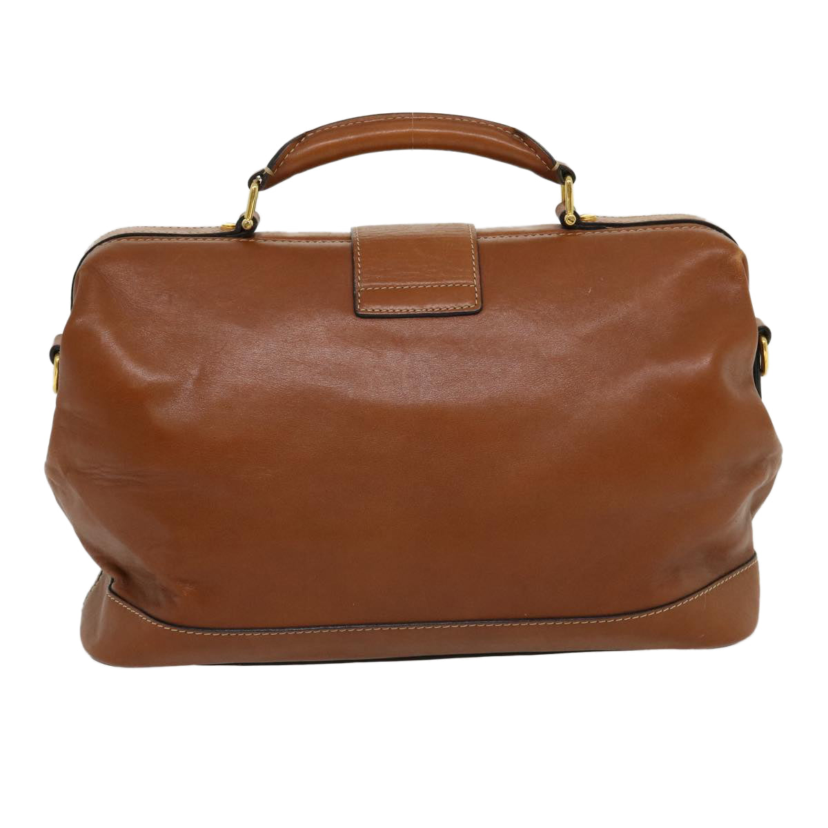 Luxury CELINE Hand Bag Leather 2way Brown  am2746g