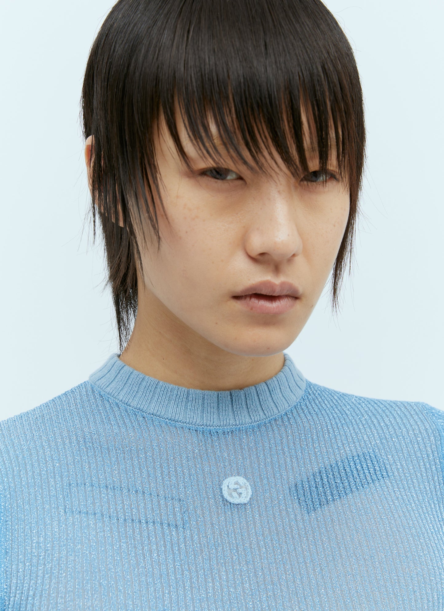 Gucci Women Extra Frine Lamé Knit Top