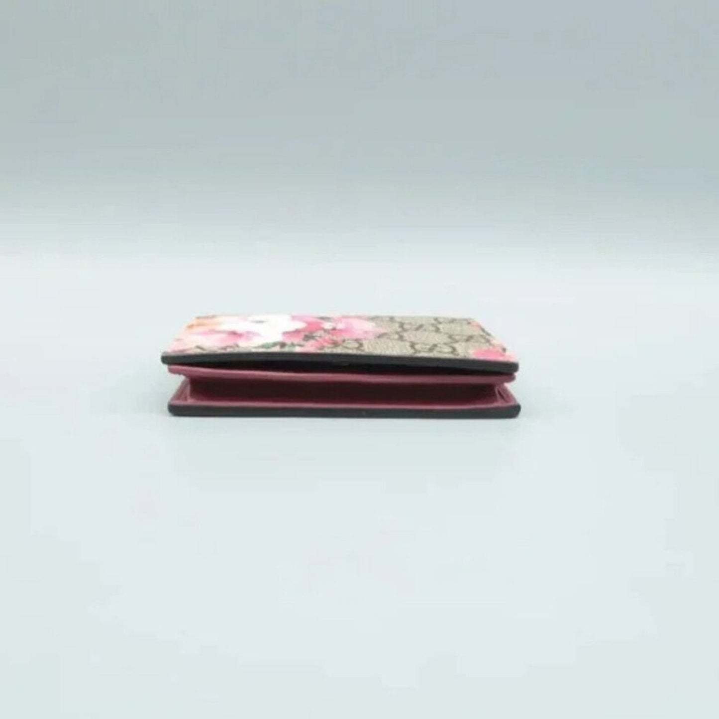 GUCCI Blooms Brown Canvas Wallet