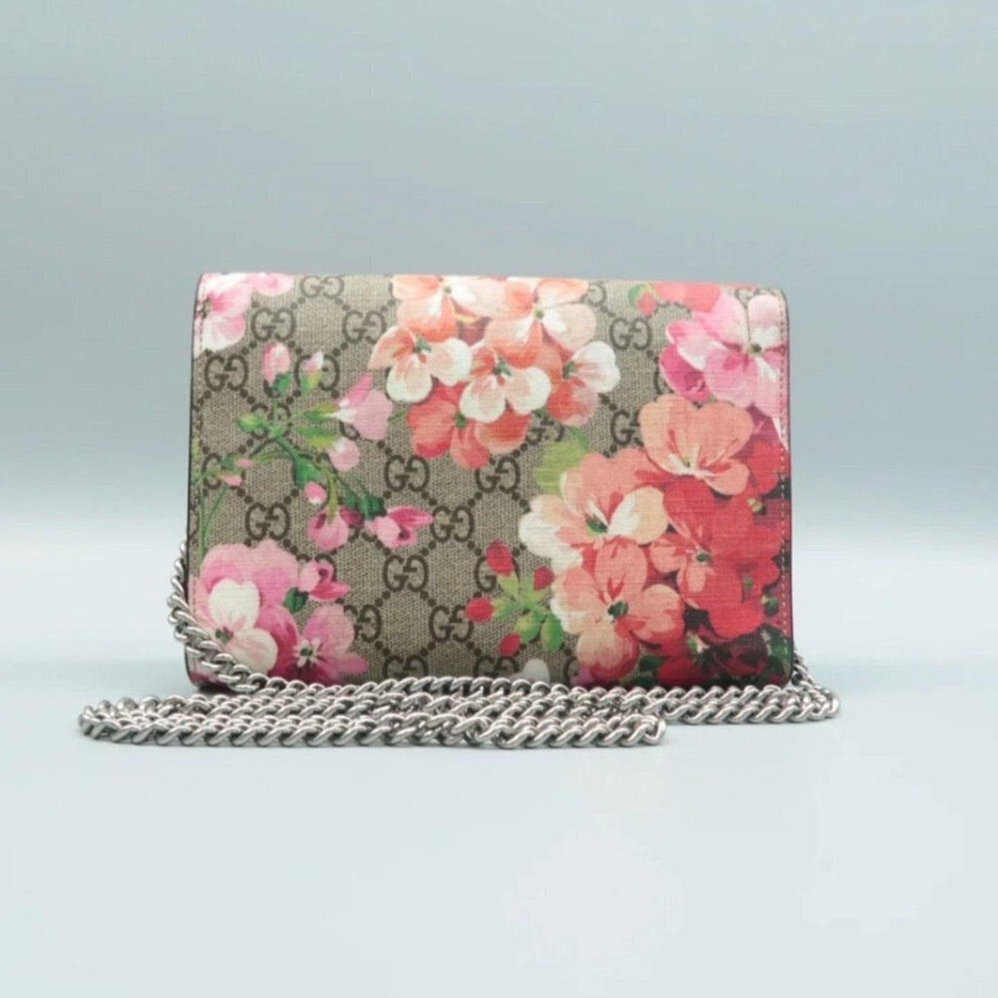 GUCCI Dionysus Brown Canvas Shoulder Bag