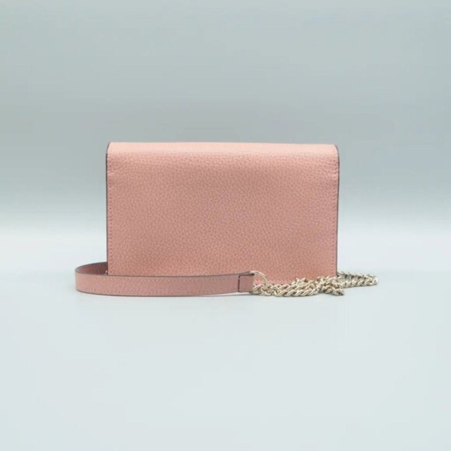 GUCCI Interlocking Pink Leather Shoulder Bag