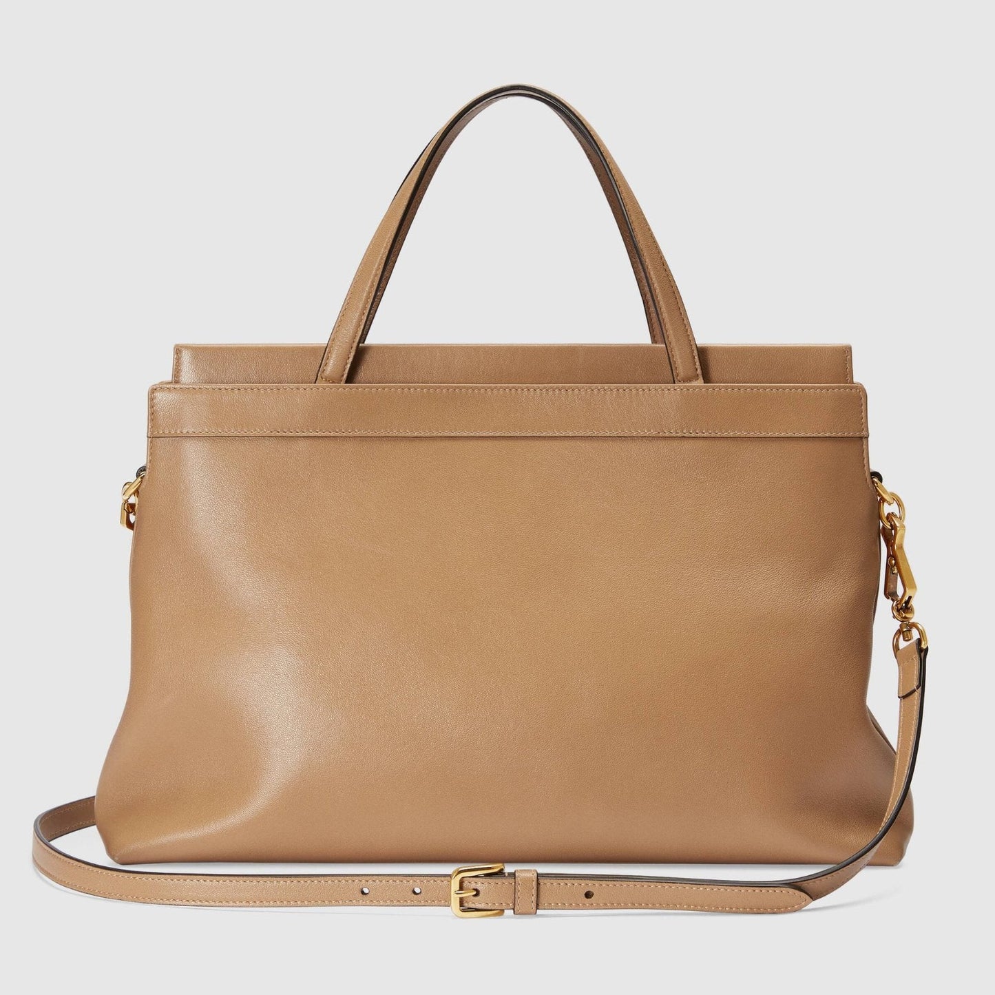 GUCCI Leather Medium Top Handle
