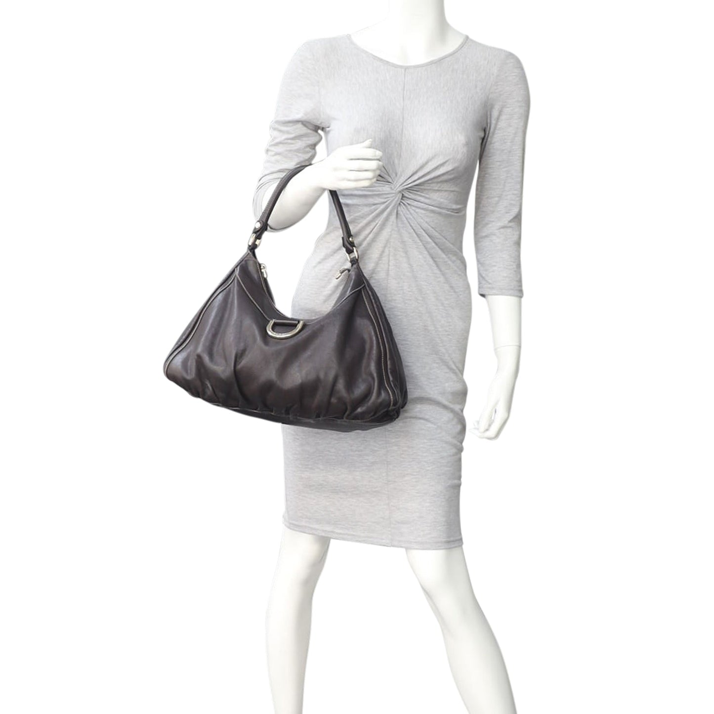 Gucci Abbey D-Ring Leather Hobo
