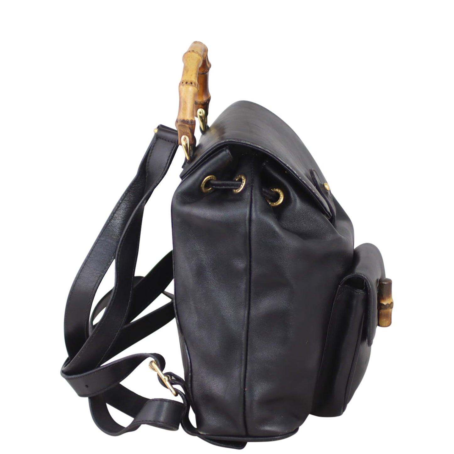 Gucci Bamboo Leather Mini Backpack