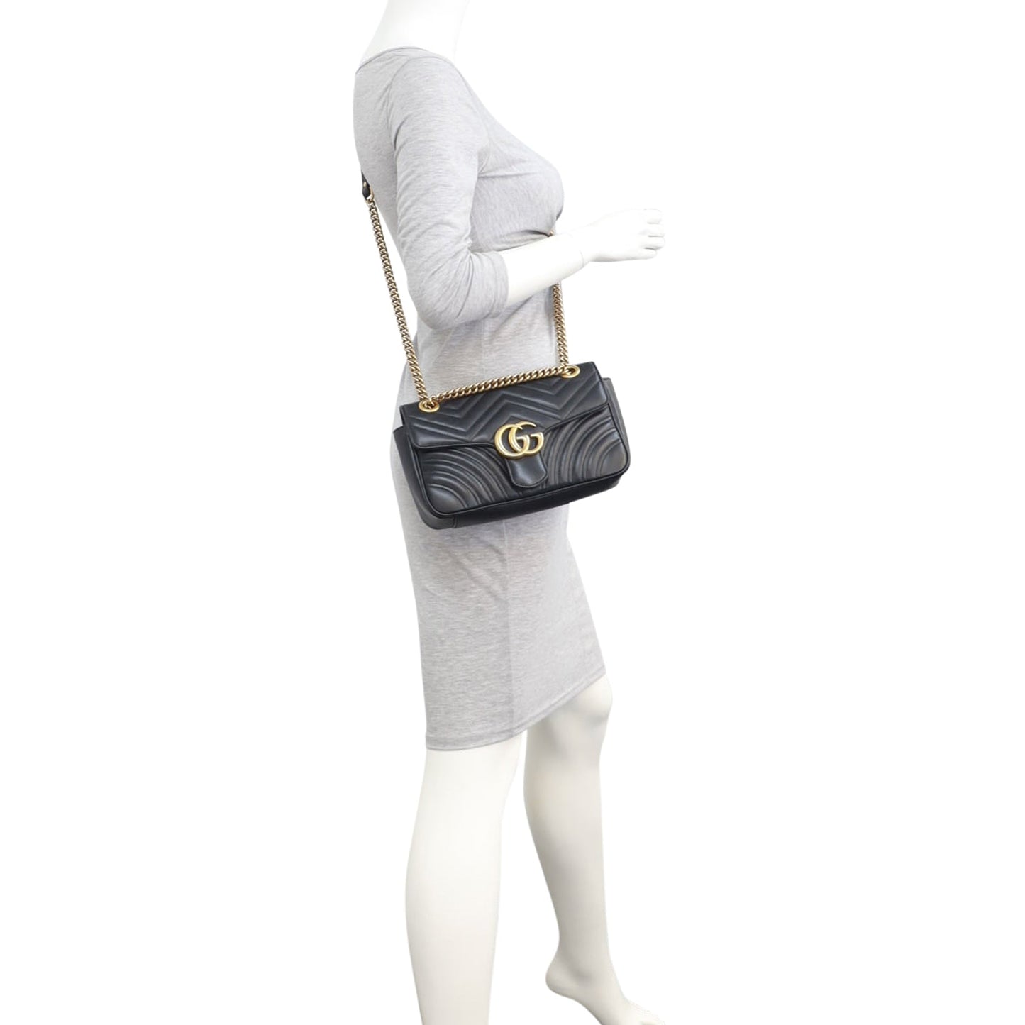 Gucci GG Marmont Small Matelasse Shoulder Bag