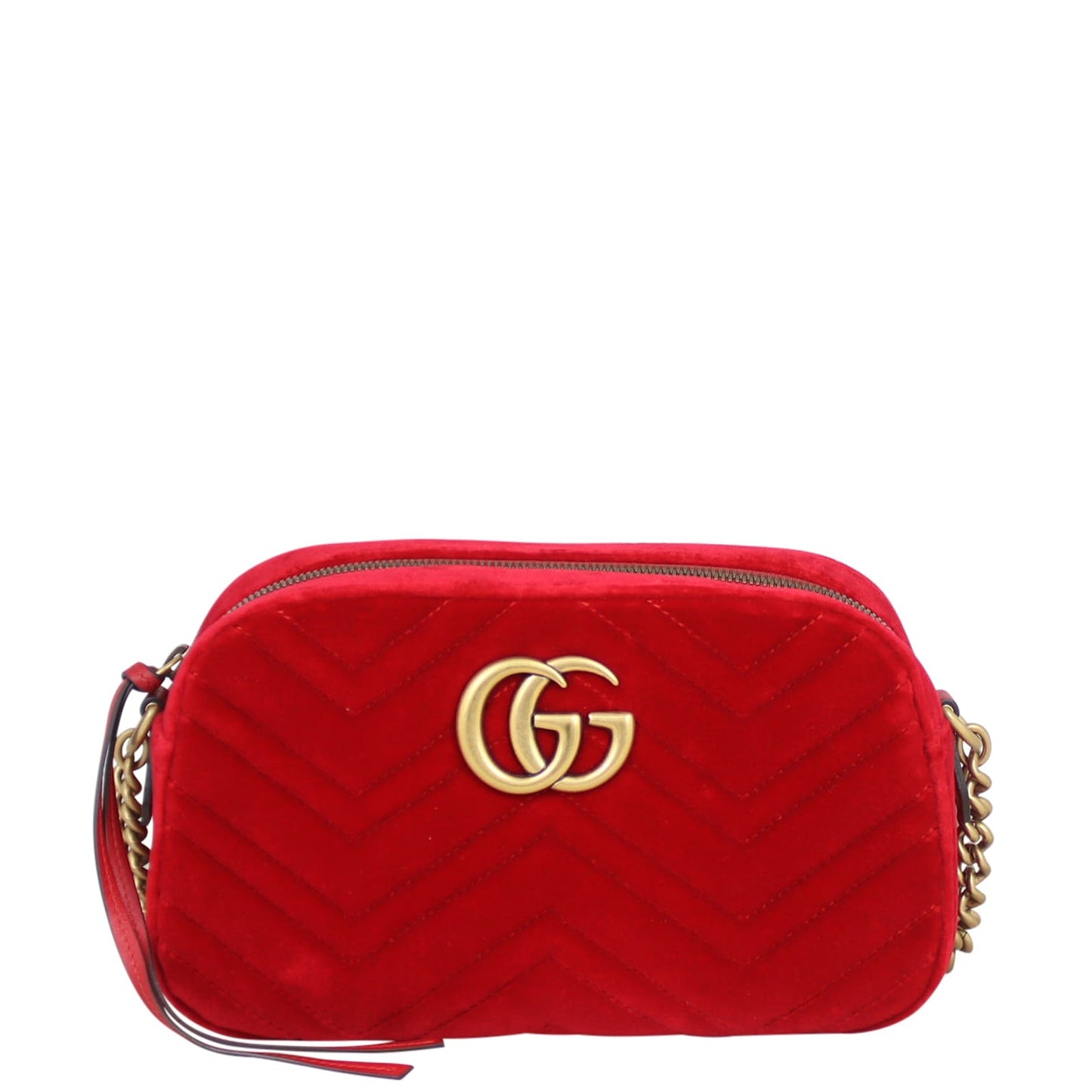 Gucci GG Marmont Small Velvet Camera Bag