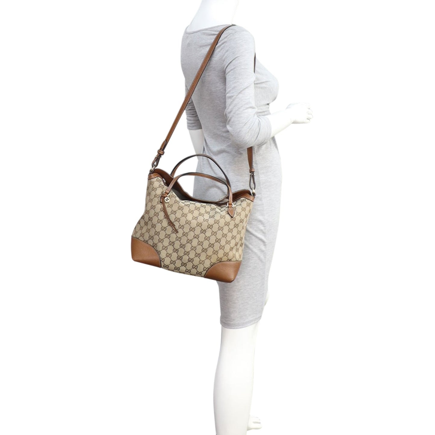 Gucci GG Canvas Bree Satchel