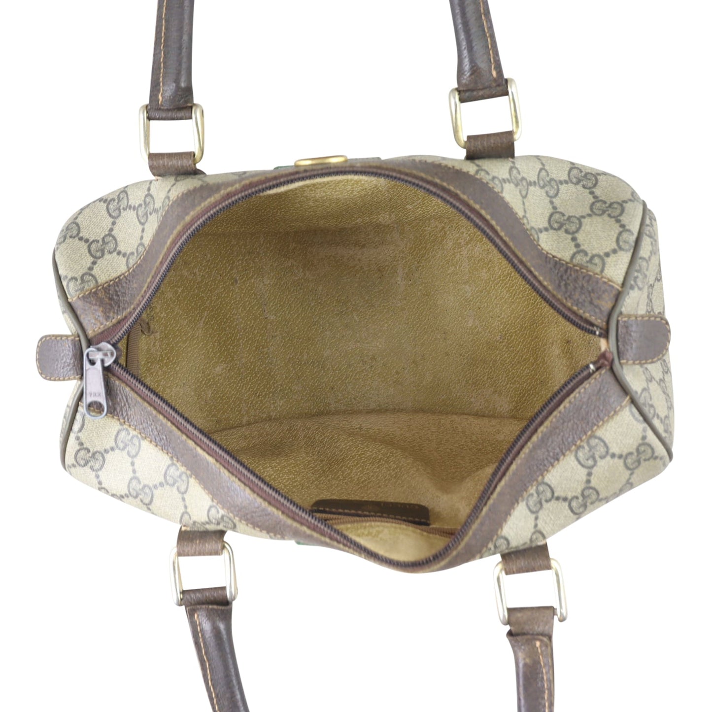 Gucci GG Web Sherry Line Boston Small