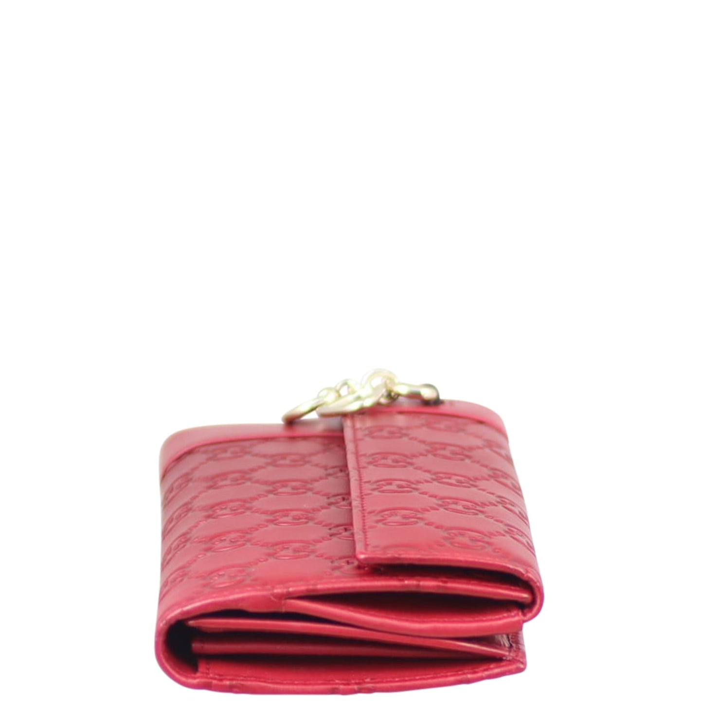 Gucci Heart-Bit Guccissima Continental Wallet