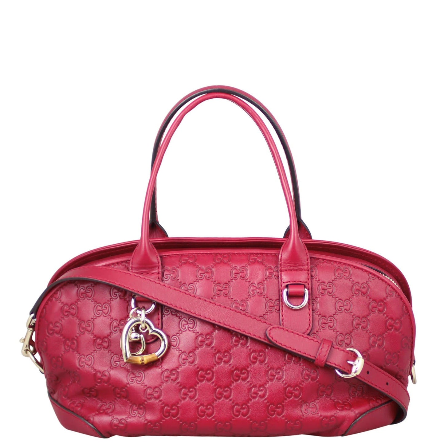 Gucci Heart-Bit Guccissima Bowler