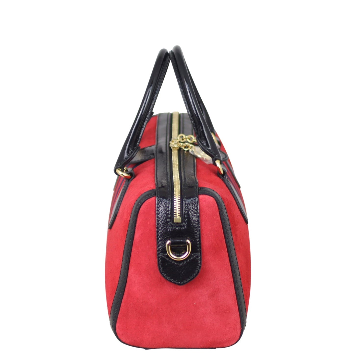 Gucci Ophidia Suede Boston Bag