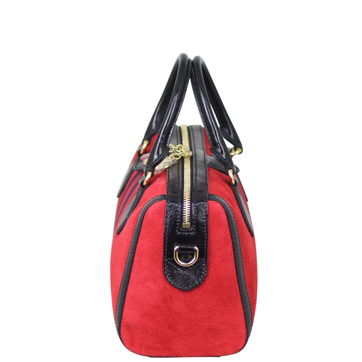 Gucci Ophidia Suede Boston Bag
