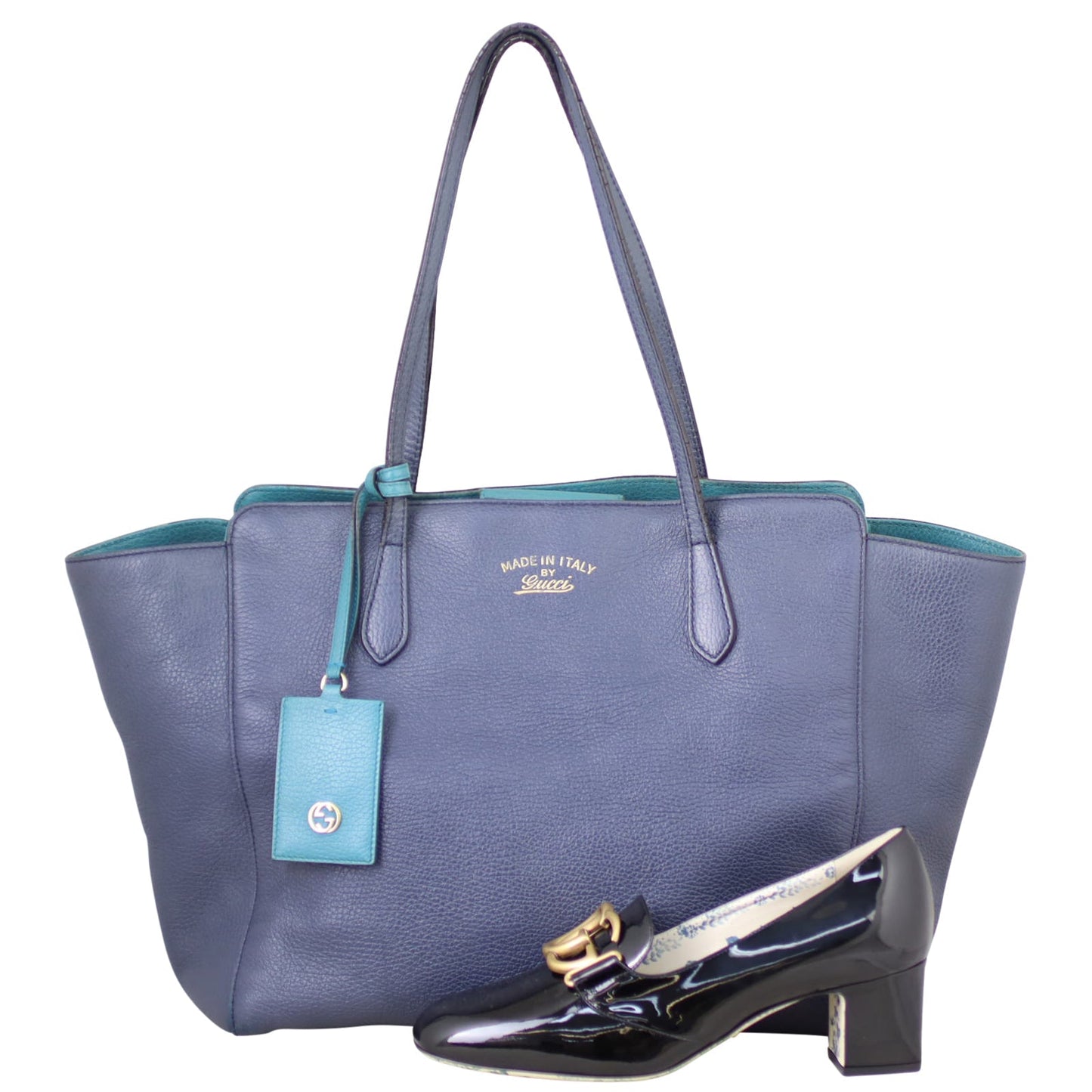 Gucci Swing Leather Tote Medium