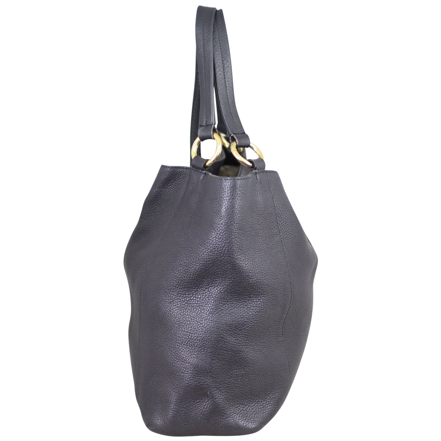 Gucci Twill Plait G Leather Hobo