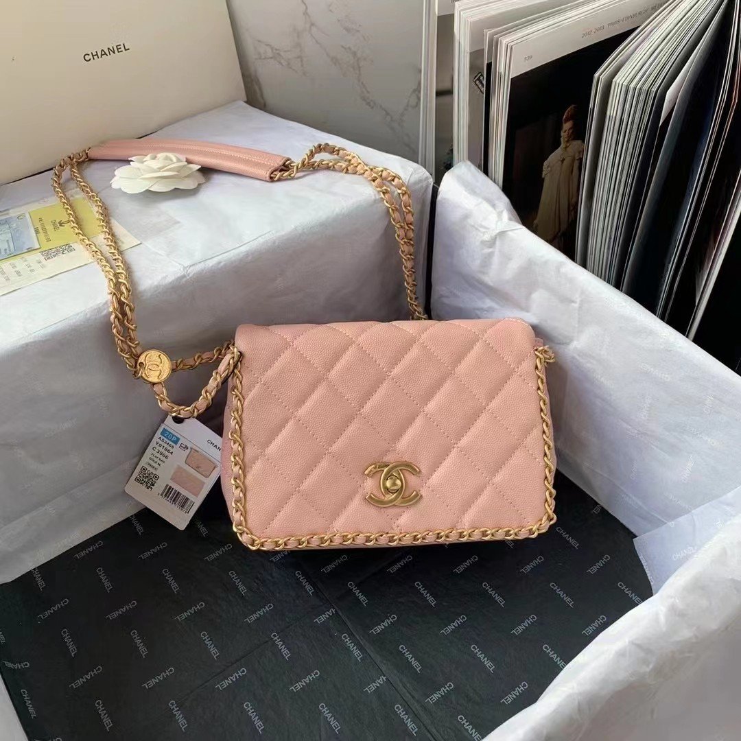 CHLTop Qualityapbag With Chain Light PiNike For Women Bags 8.3in/21cm