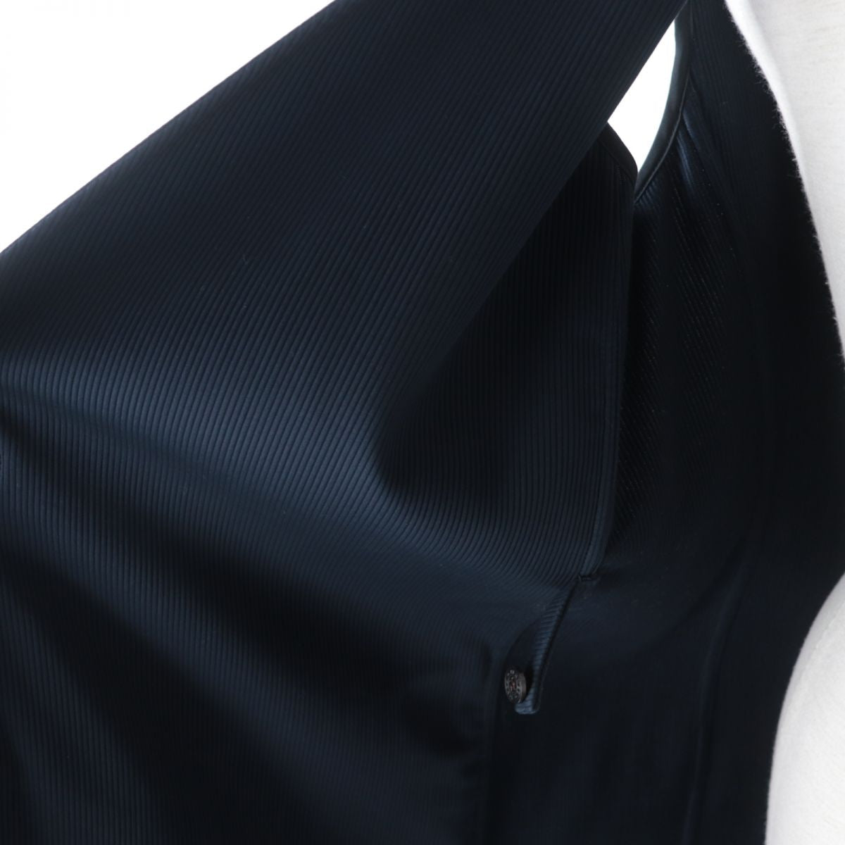 HERMES Best Main: 100% cotton, Part: Lamb leather, Lining: 100% cotton Navy Women 40  d