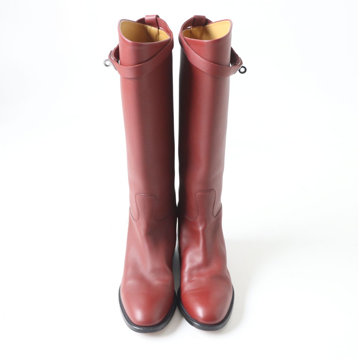 HERMES boots Main: Leather Red type Women 38  d