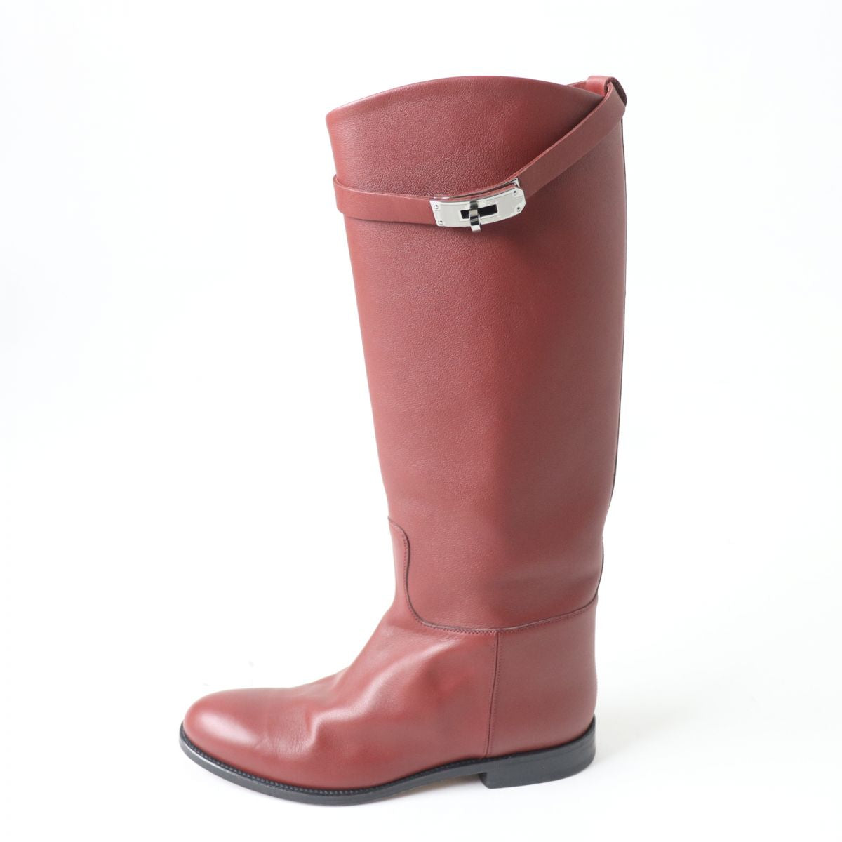 HERMES boots Main: Leather Red type Women 38  d