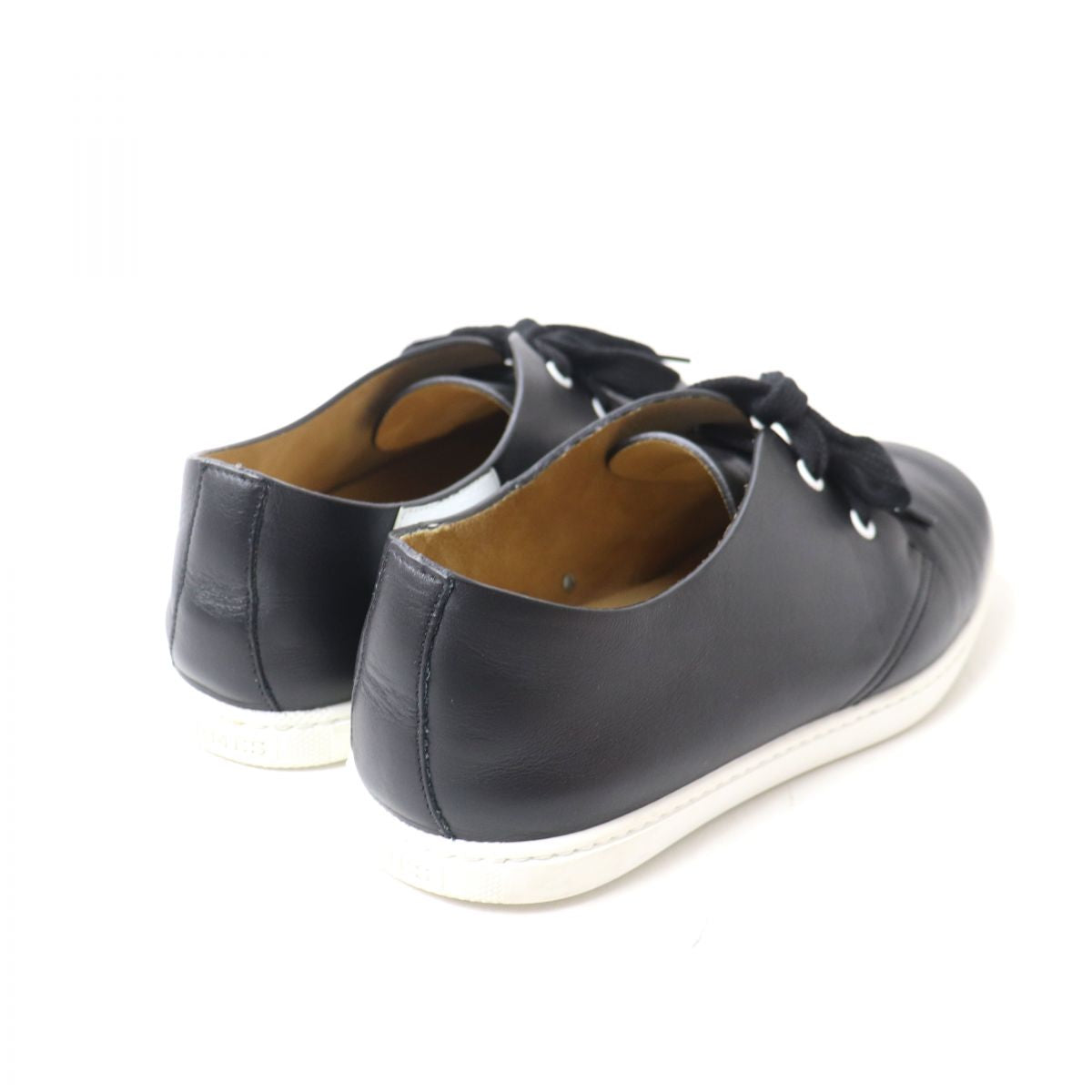 HERMES sneakers Main: Leather Black x white Women 39.5  d