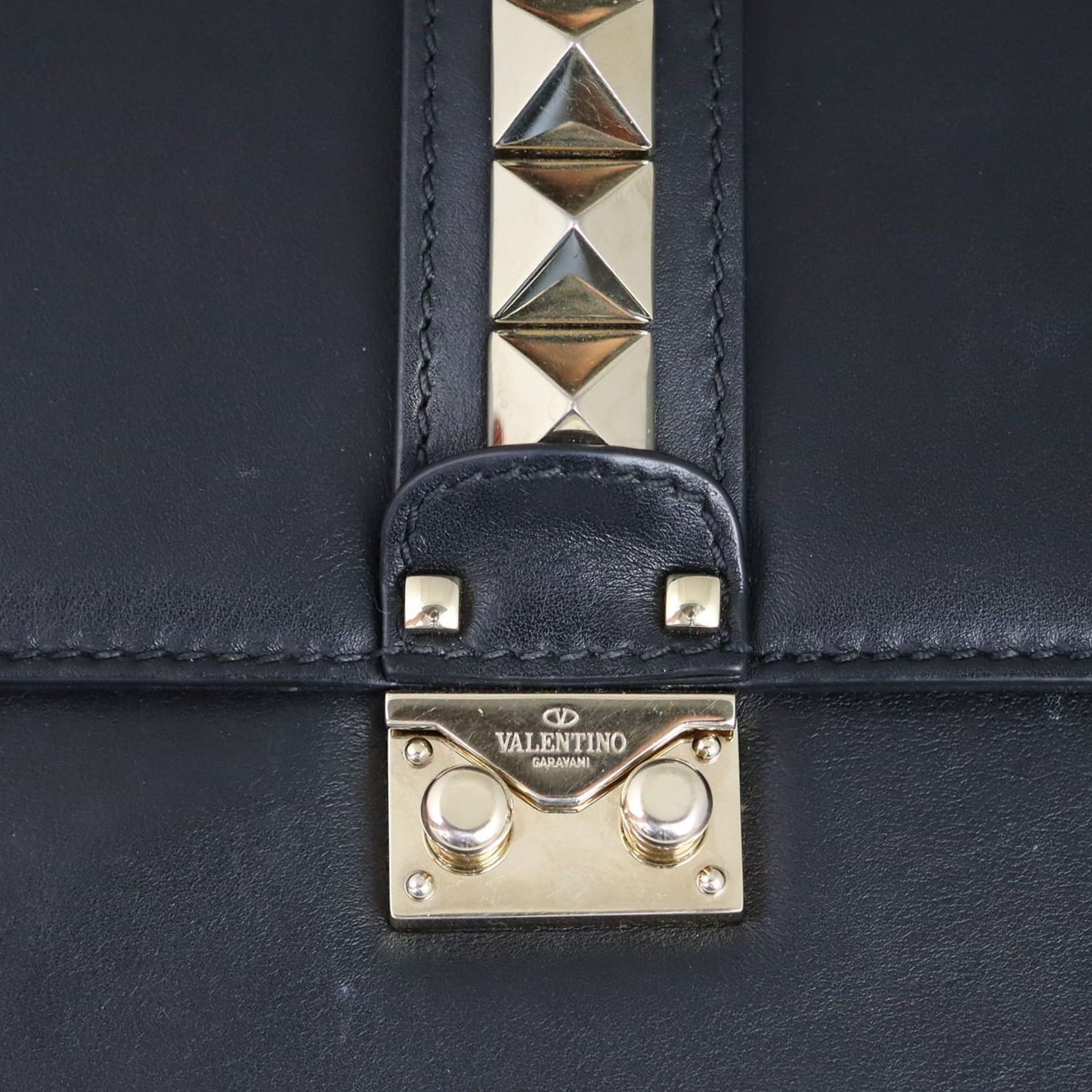 Valentino Glam Lock Medium Shoulder Bag
