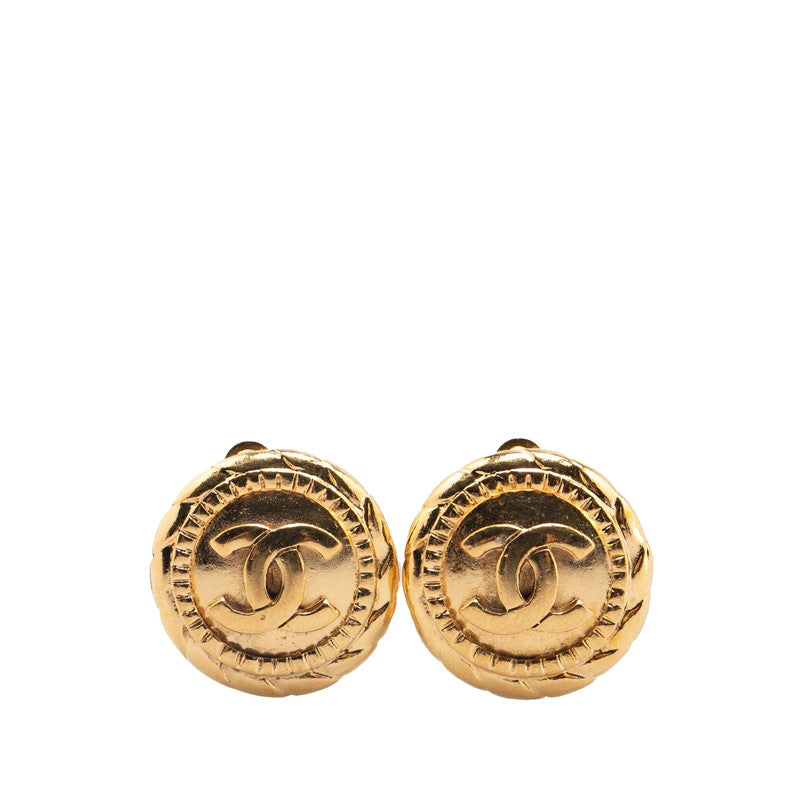 Chanel Coco Mark Chain Earrings