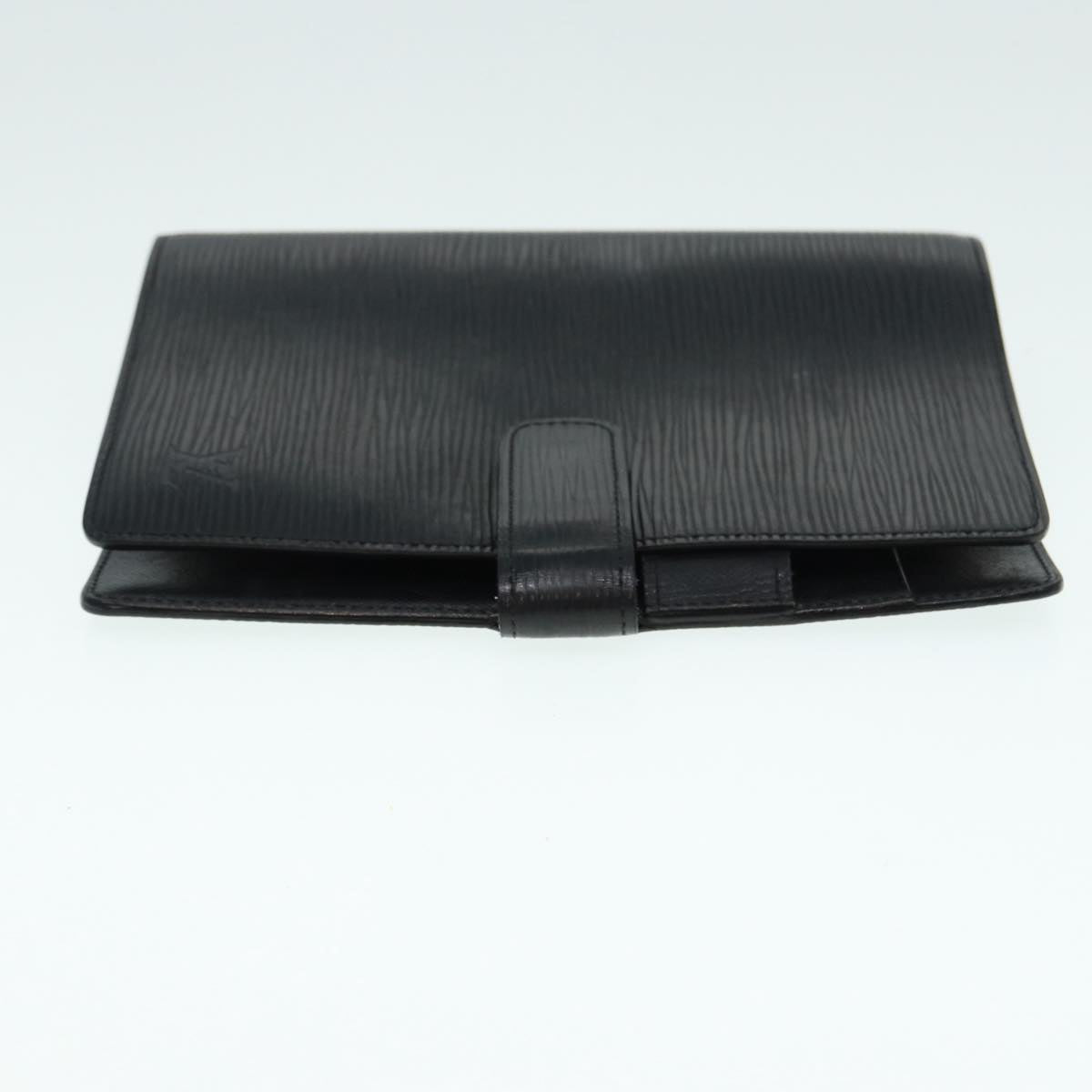 LOUIS VUITTON Epi Agenda MM Day Planner Cover Black R20042 LV Auth hk1595