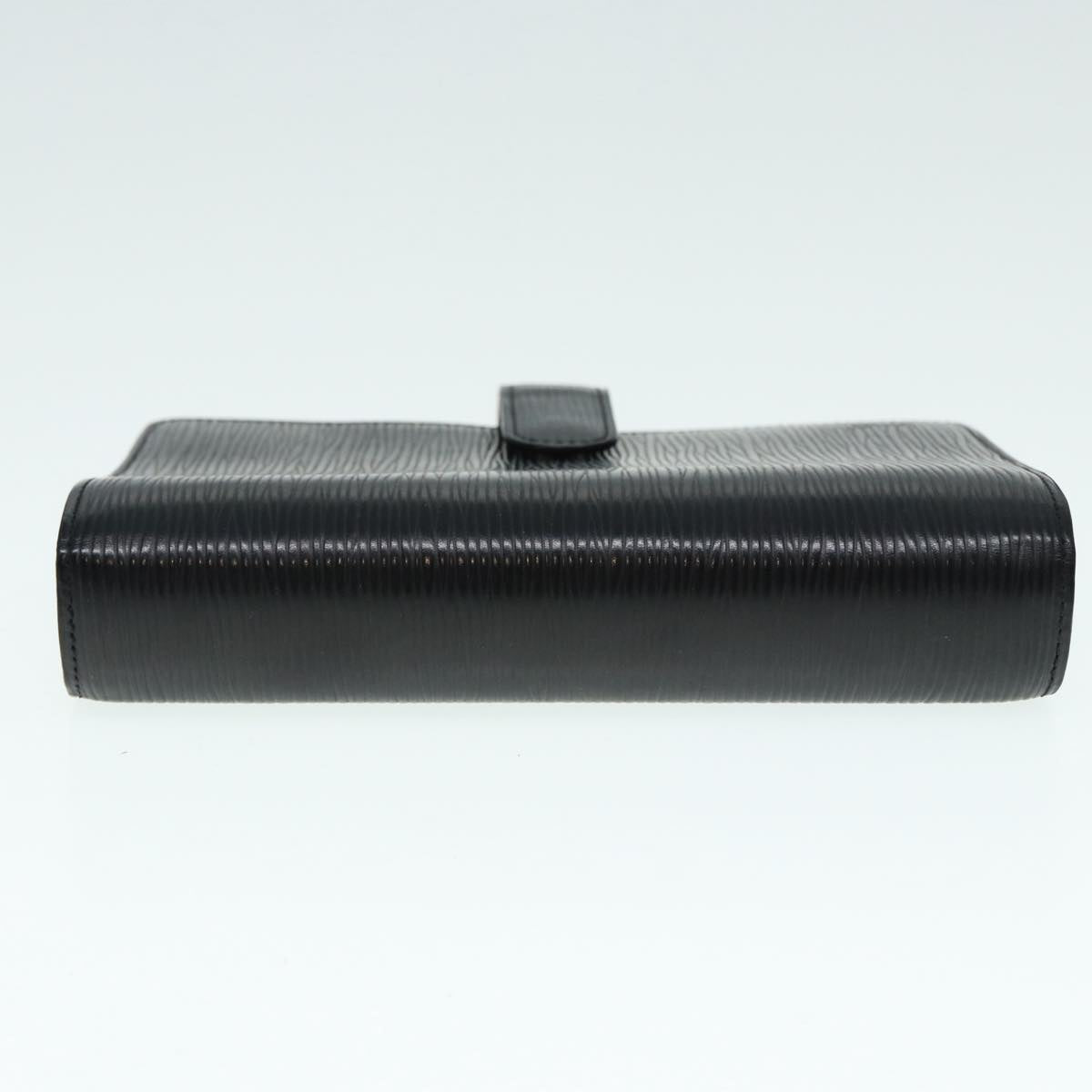 LOUIS VUITTON Epi Agenda MM Day Planner Cover Black R20042 LV Auth hk1595