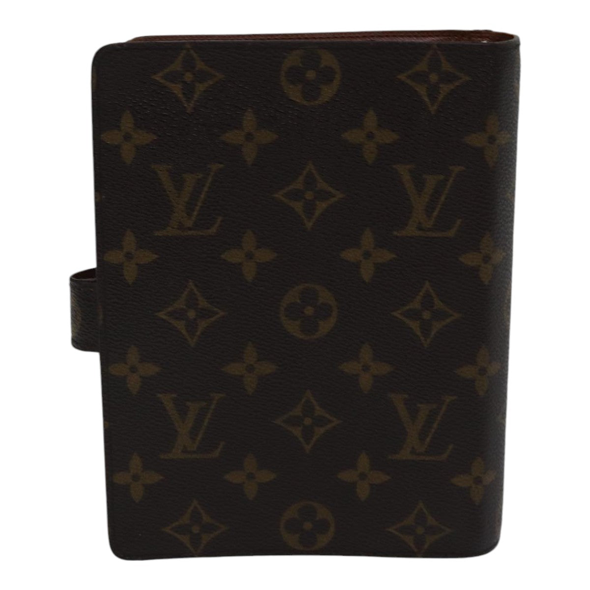 LOUIS VUITTON Monogram Agenda MM Day Planner Cover R20105 LV Auth hk1596