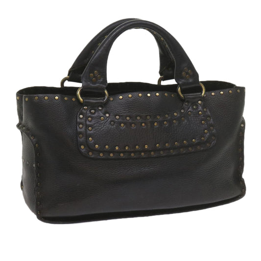 Luxury CELINE Hand Bag Leather Black  hk948