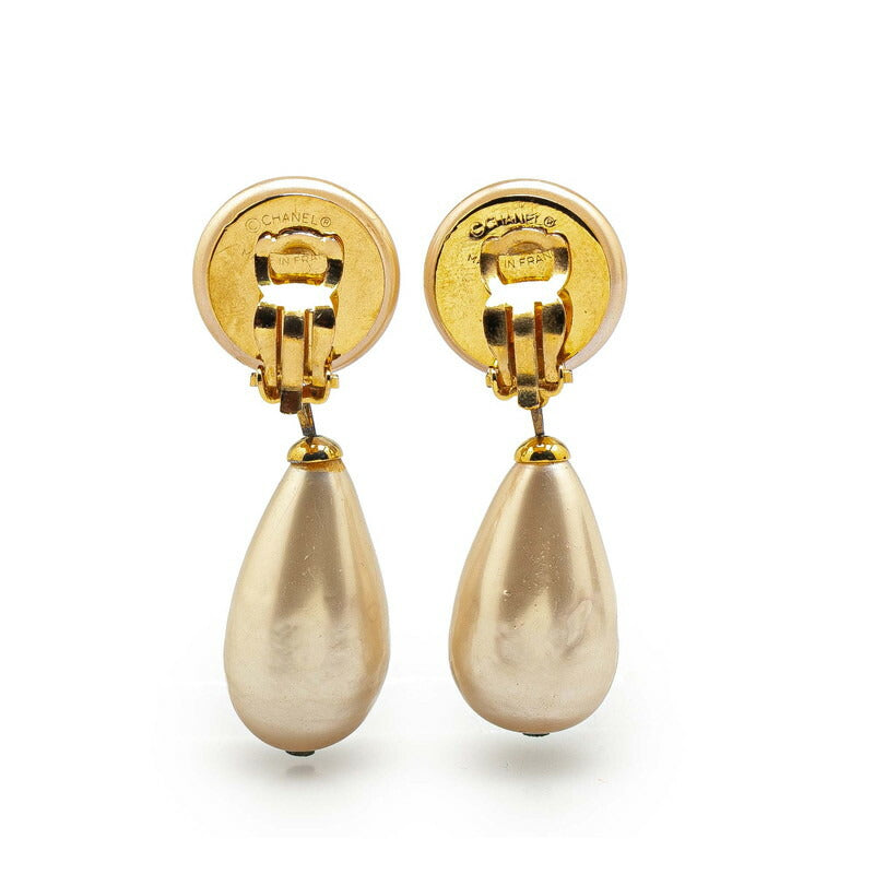 Chanel Coco Mark   Pearl Earrings