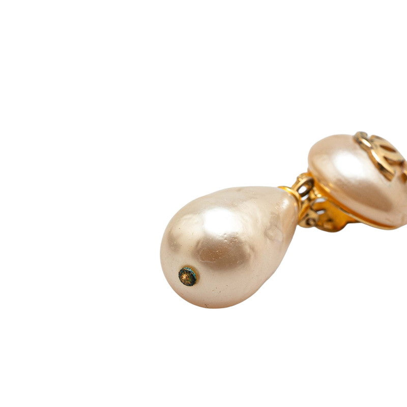 Chanel Coco Mark   Pearl Earrings