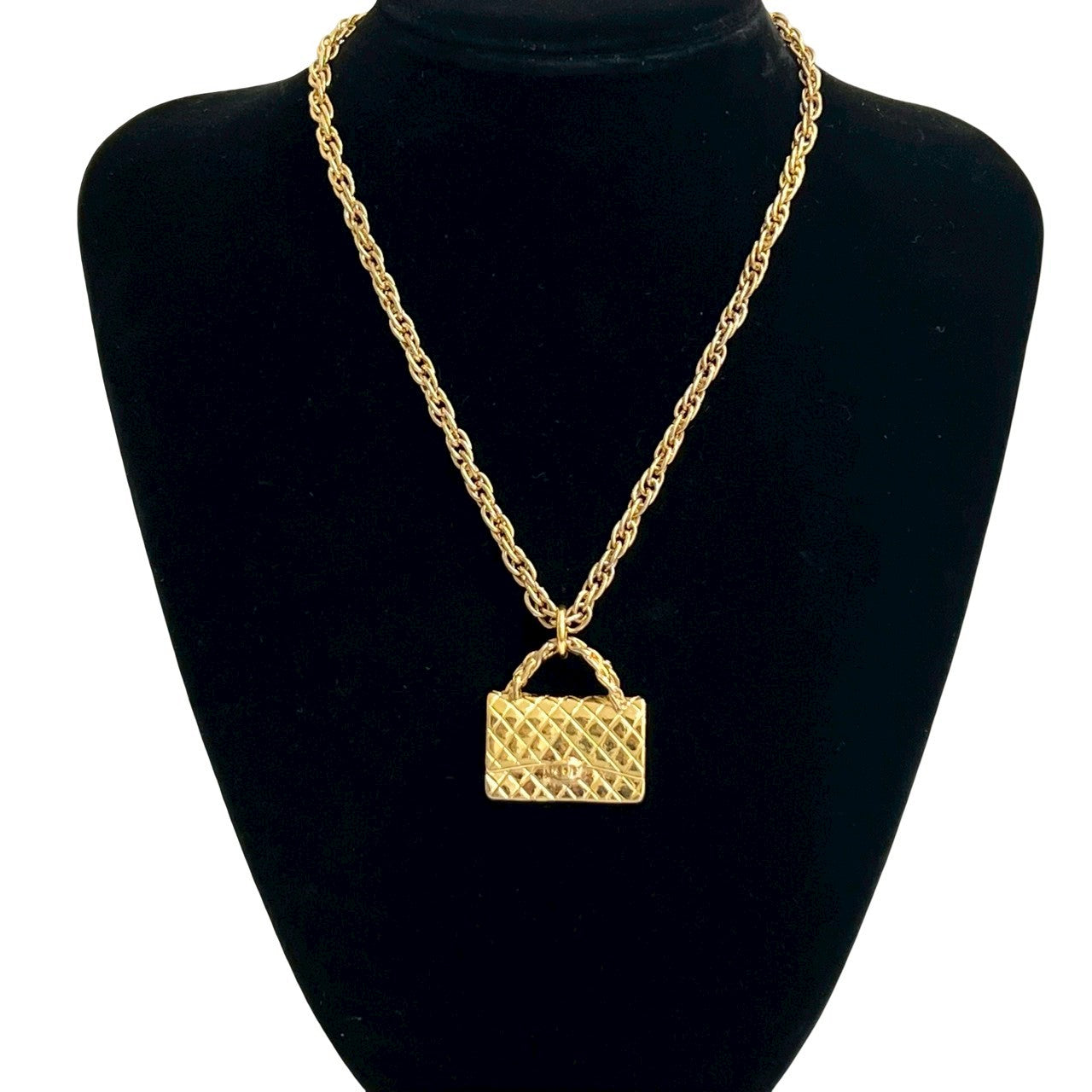 Chanel Matelasse Necklace Pendant Accessory