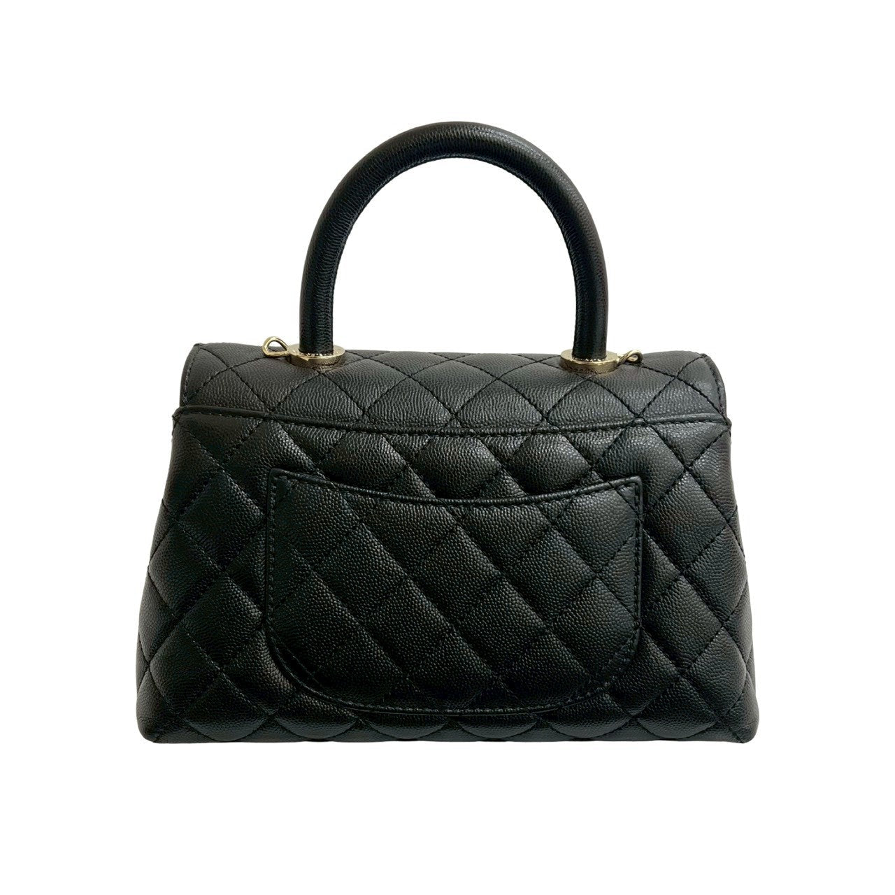 Chanel Coco Handle Matelassé Caviar 2way Handbag