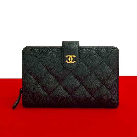 Chanel Mat Caviar Skin Wallet