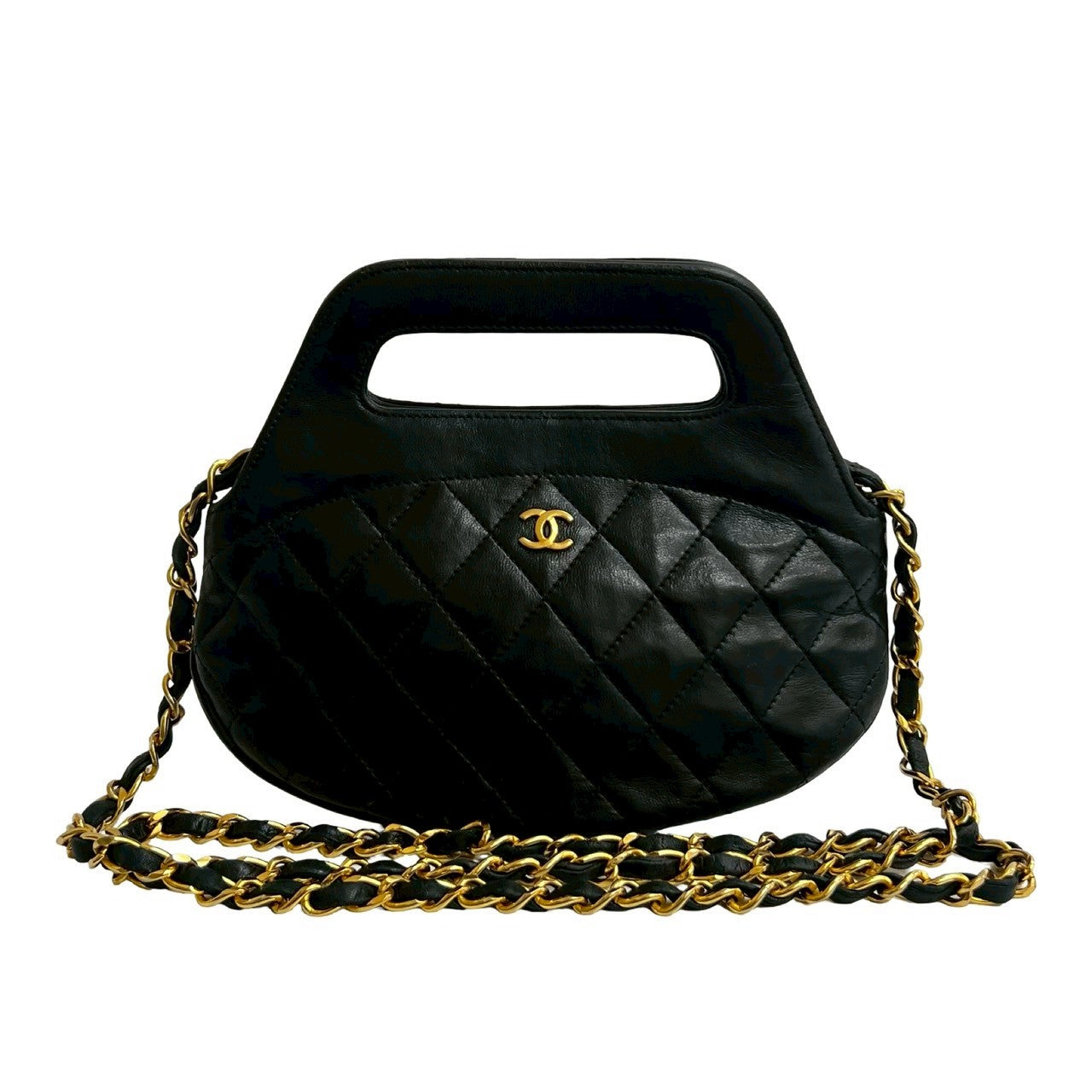 Chanel Leather 2way Handbag