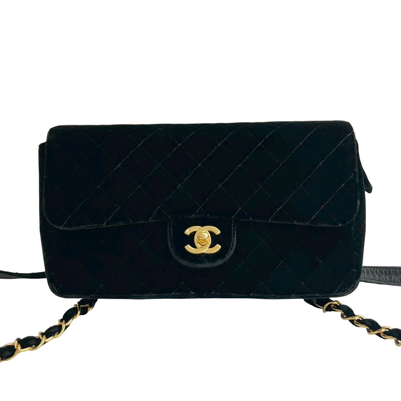 Chanel Matelassé Velour Leather Backpack