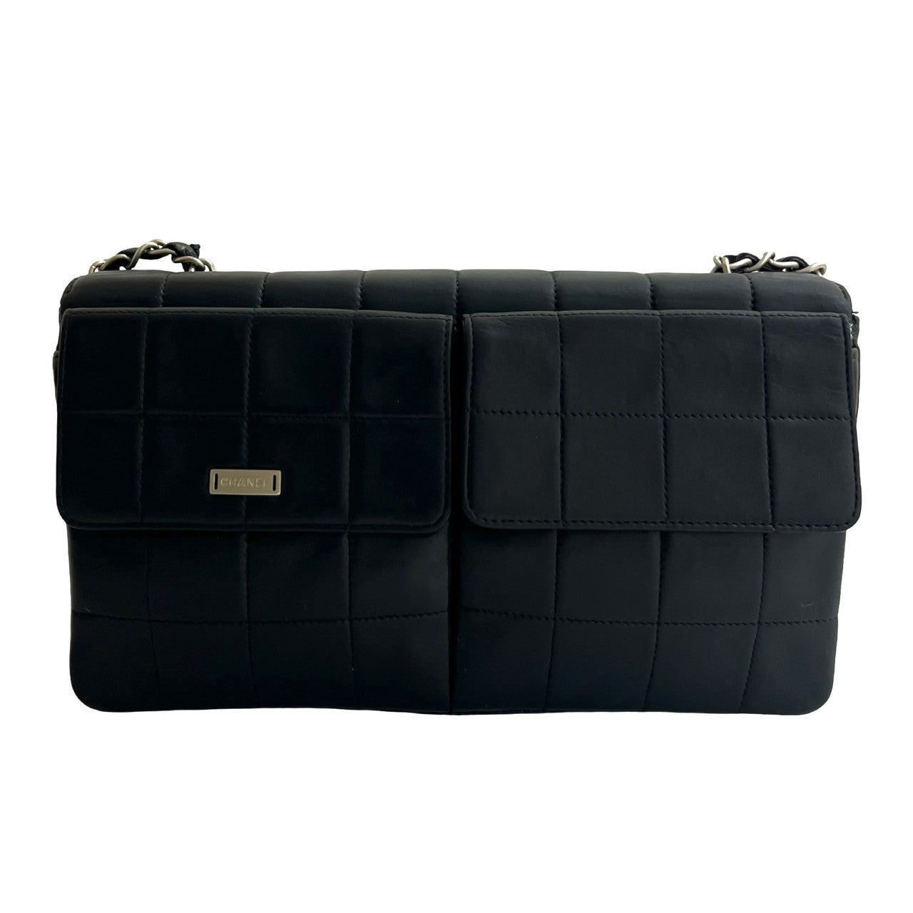 Chanel Choco Bar 2.55 Lambskin Shoulder Bag