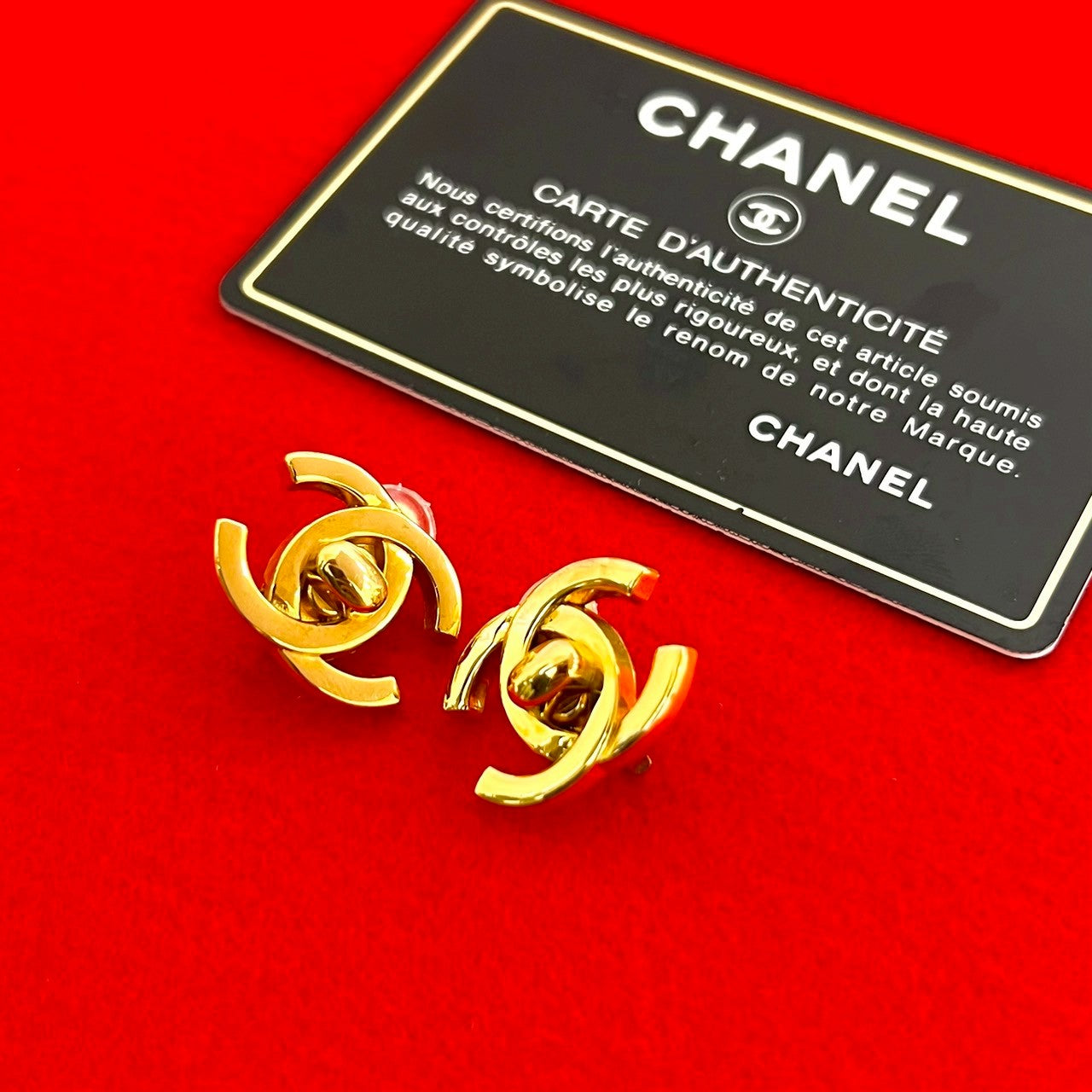 Chanel Coco Mark 2way Earrings Accessory