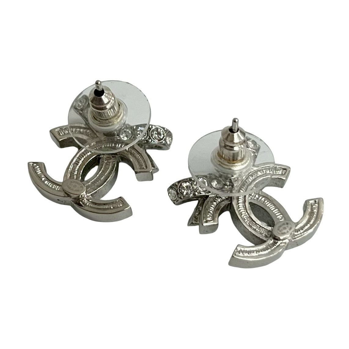 Chanel Coco Mark Ribbon Earrings