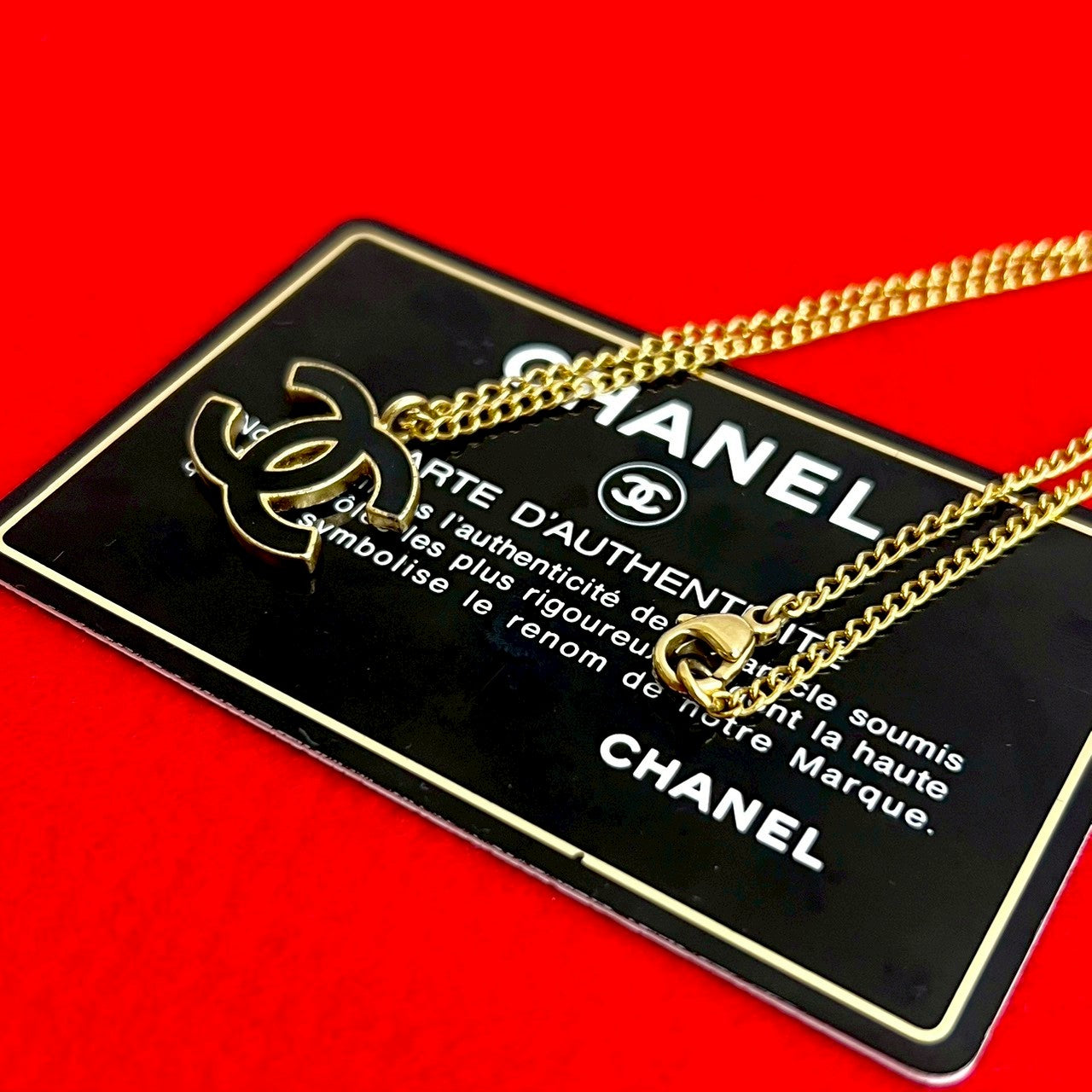 Chanel Coco Mark Necklace Pendant Accessory