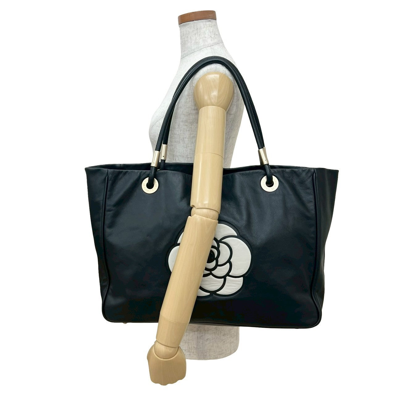 Chanel Camellia Leather 2way Bag