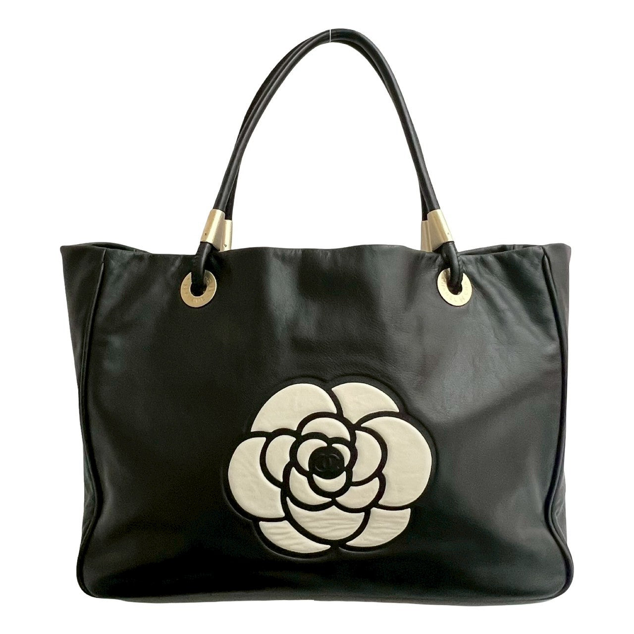 Chanel Camellia Leather 2way Bag