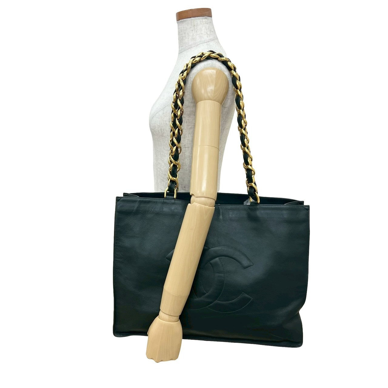 Chanel Lambskin Leather Tote Bag