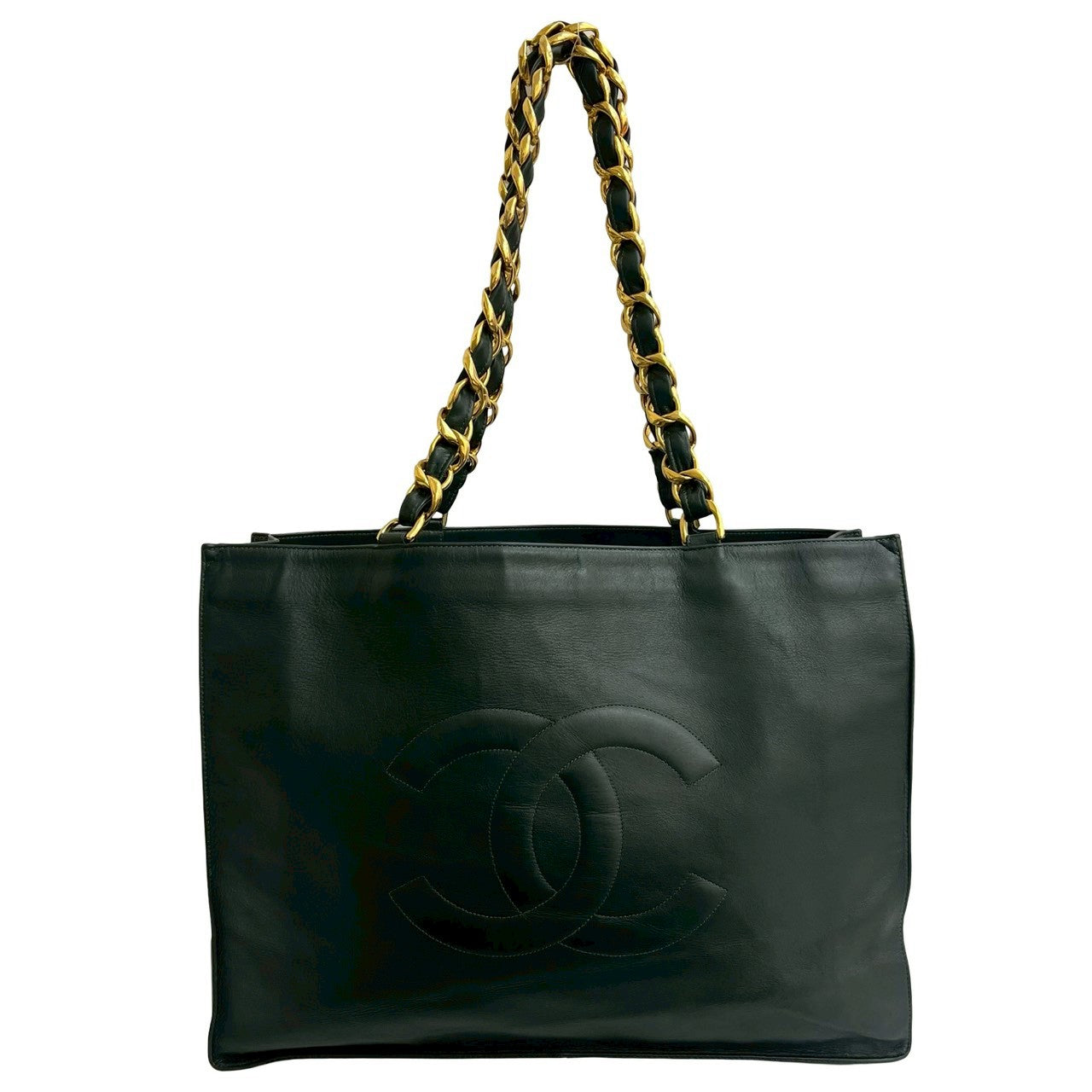 Chanel Lambskin Leather Tote Bag