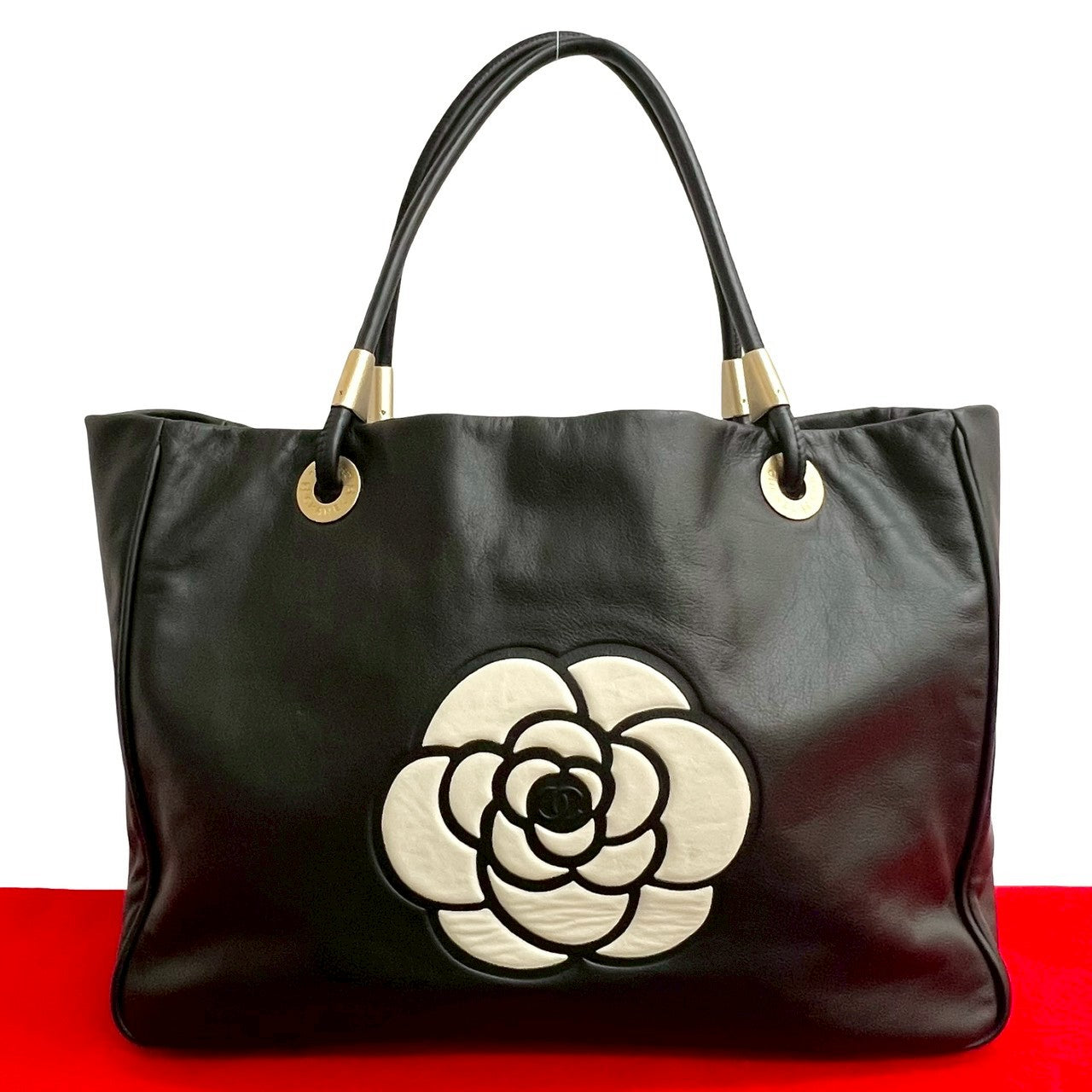 Chanel Camellia Leather 2way Bag