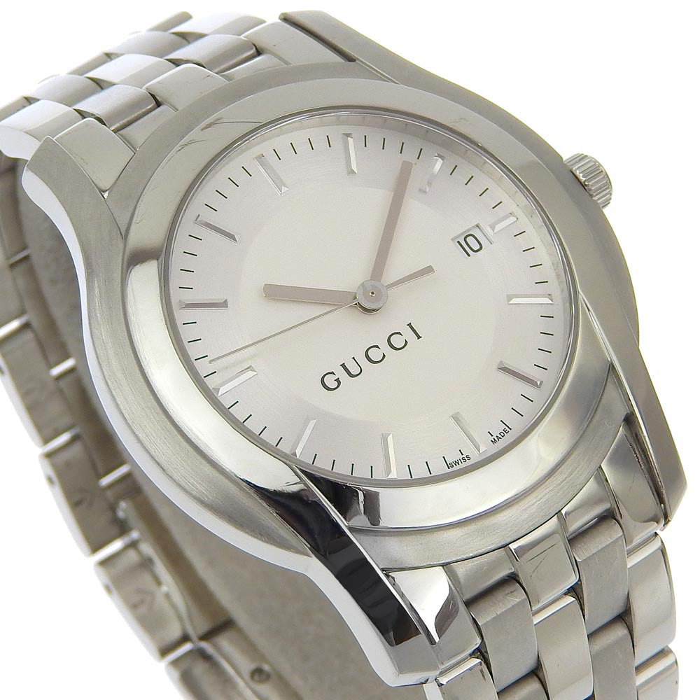 GUCCI Watches Quartz 5500XL Stainless Steel Silver Silver dial mens  d
