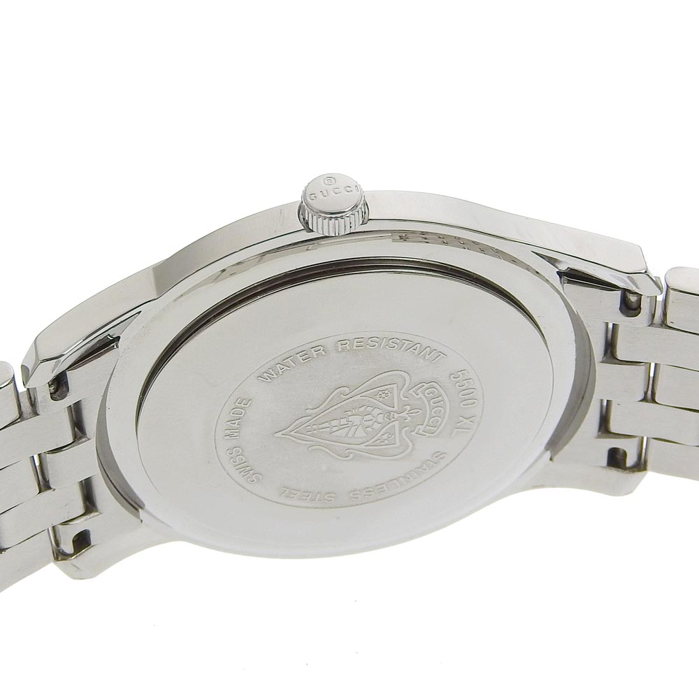 GUCCI Watches Quartz 5500XL Stainless Steel Silver Silver dial mens  d